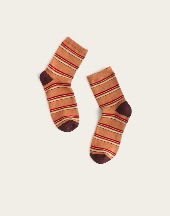 Mixed-Stripe Ankle Socks | Madewell