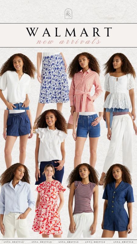 Walmart new arrivals, midi skirt, floral skirt, white top, denim shorts, drnim romper

#LTKfindsunder100 #LTKfindsunder50