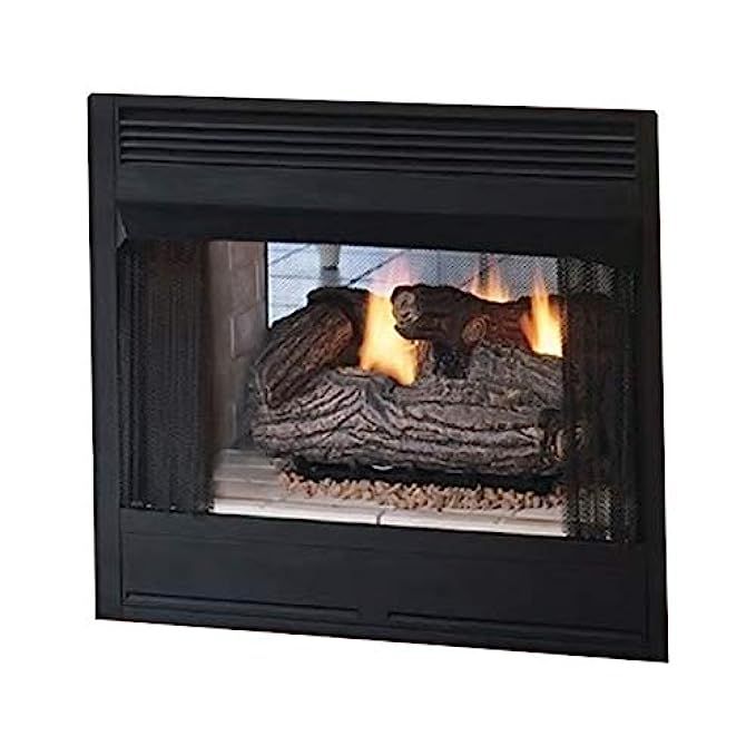 Superior 36" See-Through Louvered VF Firebox w/White Stacked Liner | Amazon (US)