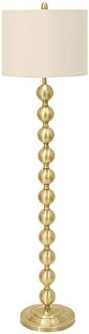 Decor Therapy PL3892 Floor Lamp, 16.14x16.14x59, Brushed Brass | Amazon (US)