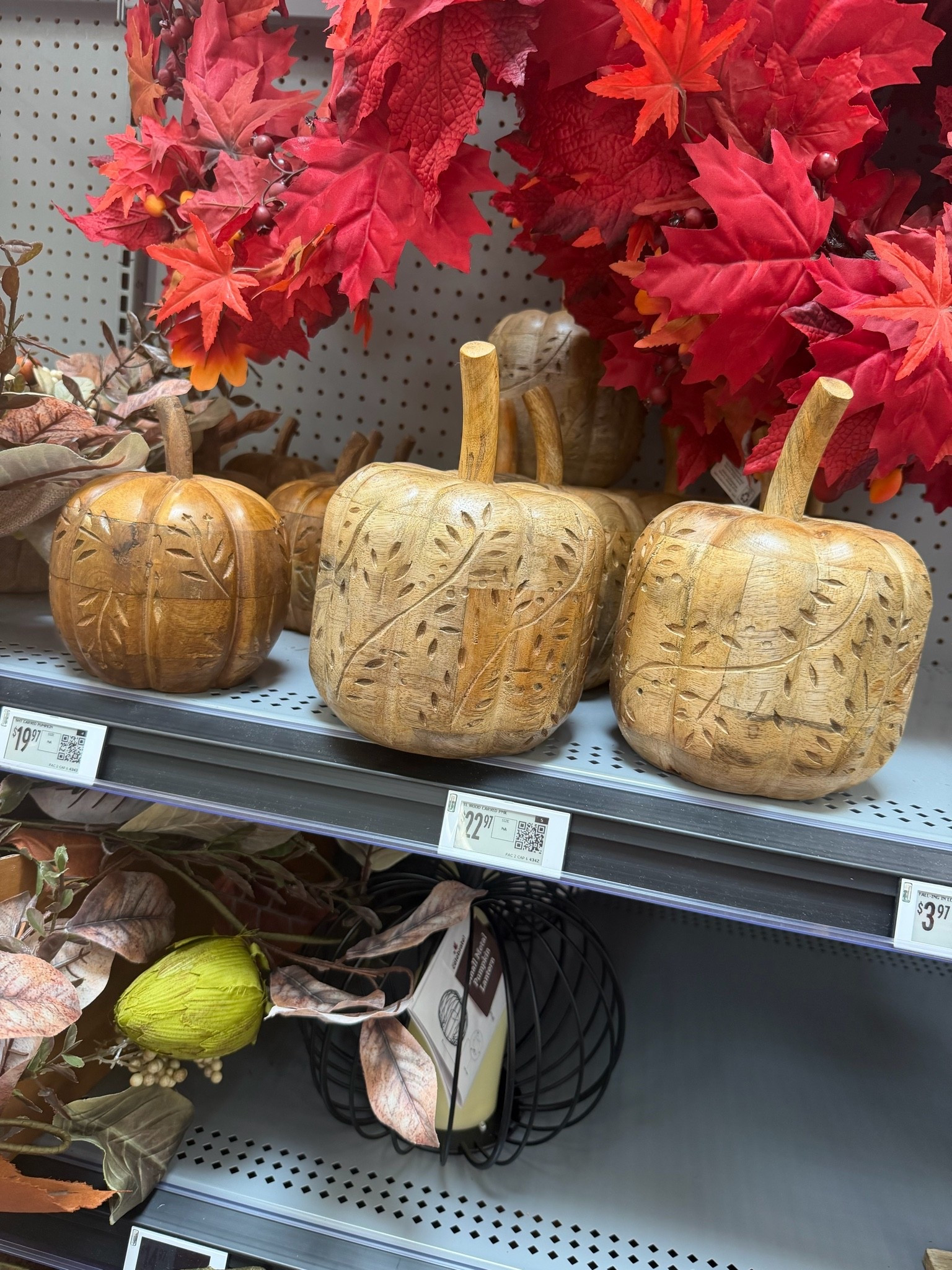 Faux wooden pumpkins

#LTKSeasonal #LTKOver40 #LTKHome