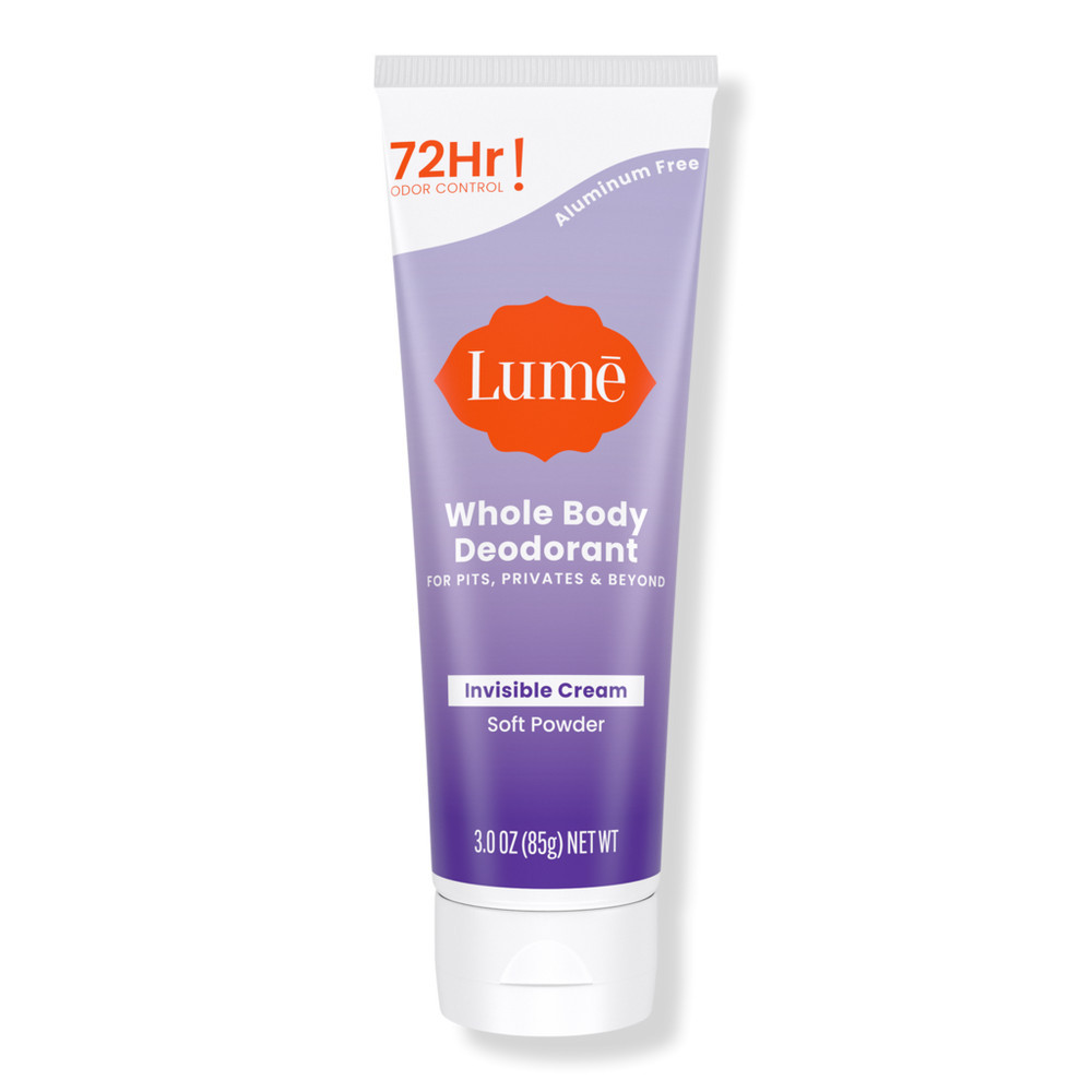 Lume Whole Body Deodorant Invisible Cream Tube - Soft Powder | Ulta