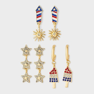 SUGARFIX by BaubleBar Pops and Sparkles Earring Set - Multicolor | Target