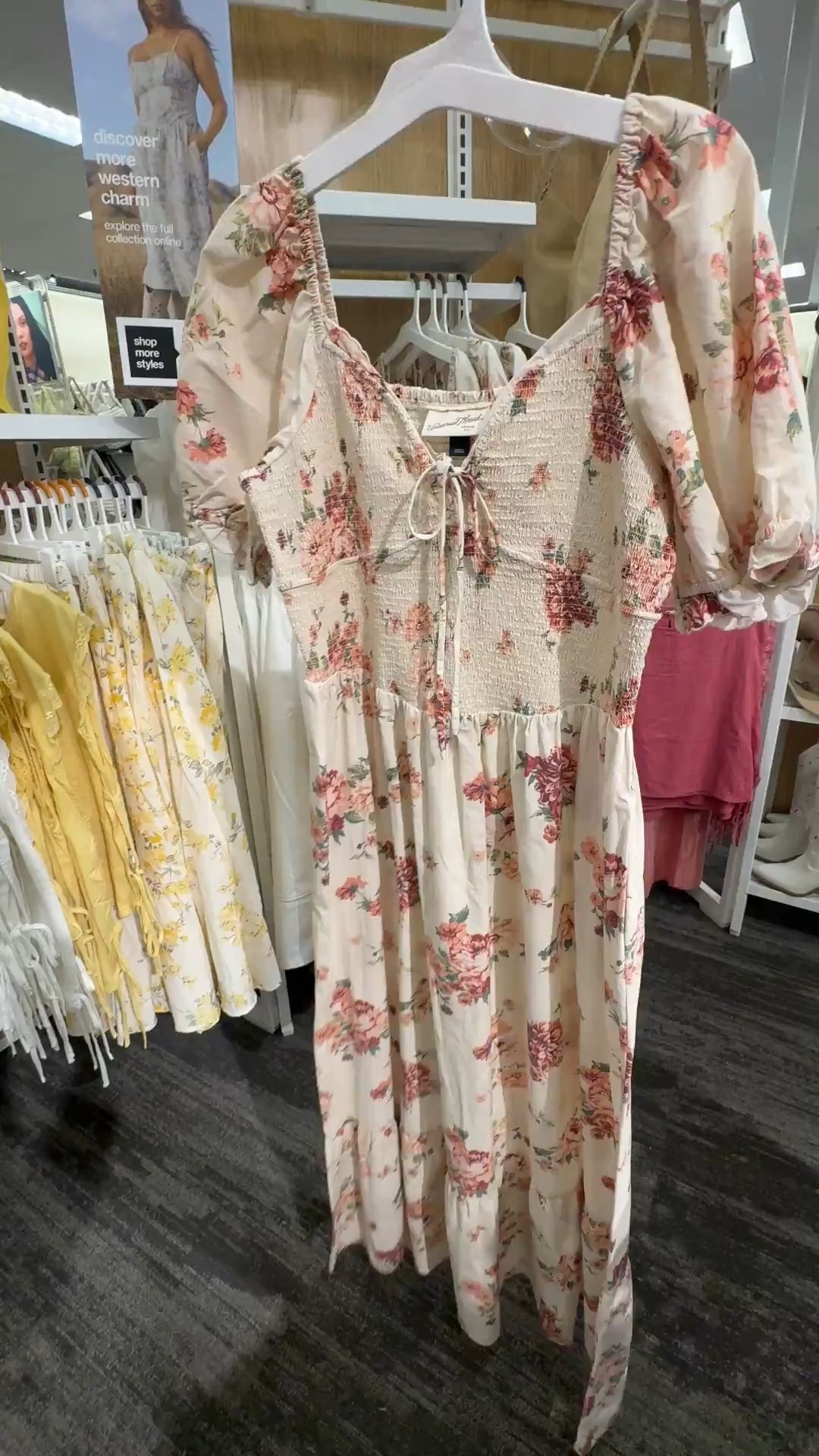 Floral midi dress from Target! 

#LTKgrwm