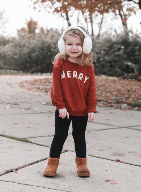 Merry Sweater | Christmas Crewneck Sweaters | Girl Holiday Fashion | Holiday Outfits for Toddler Girls | Graphic Christmas Shirts

#LTKSeasonal #LTKkids #LTKHoliday
