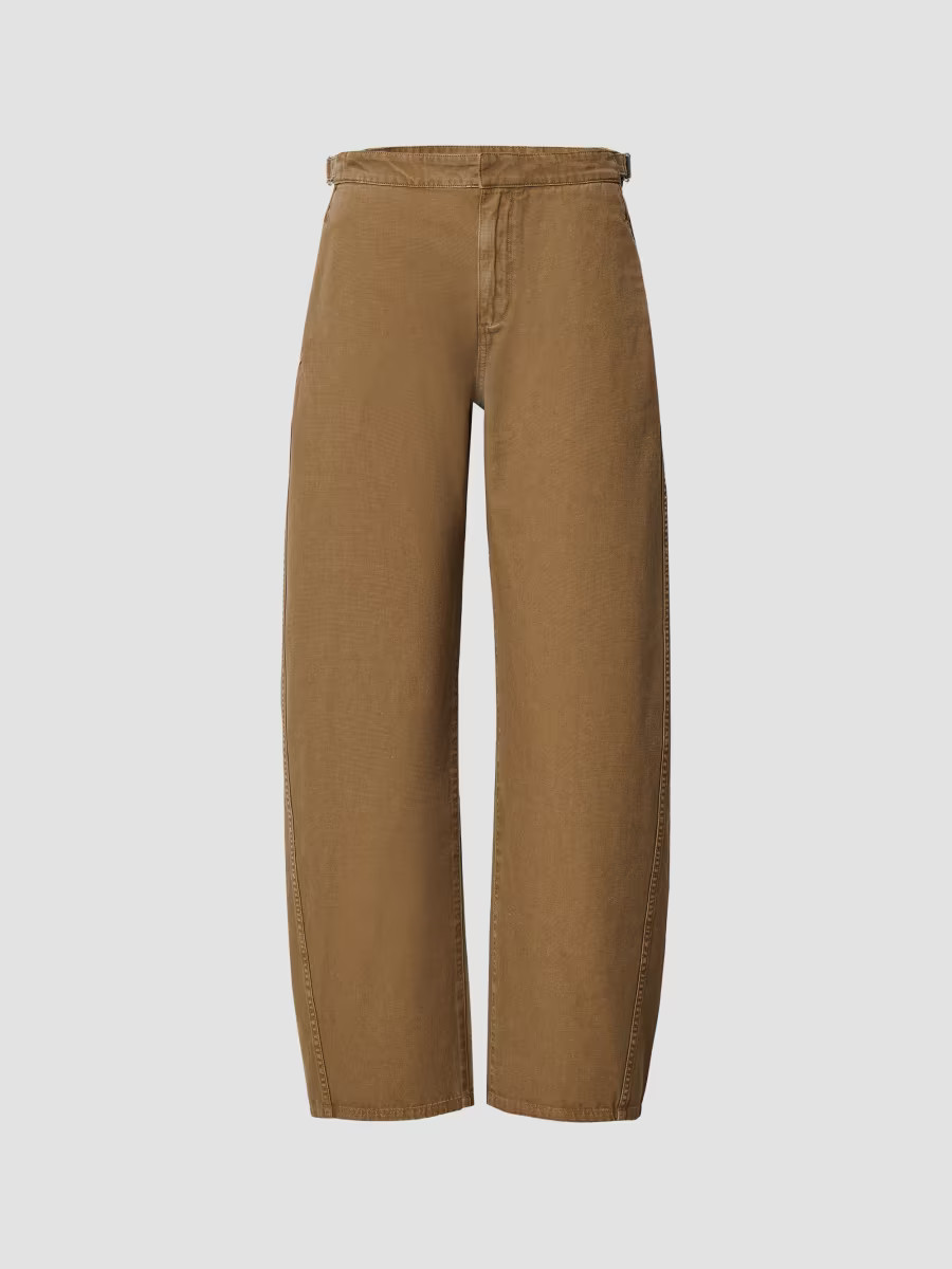 Women's Vito Cotton Canvas Barrel-Leg Pants - Gold - Size 14 | Saks Fifth Avenue
