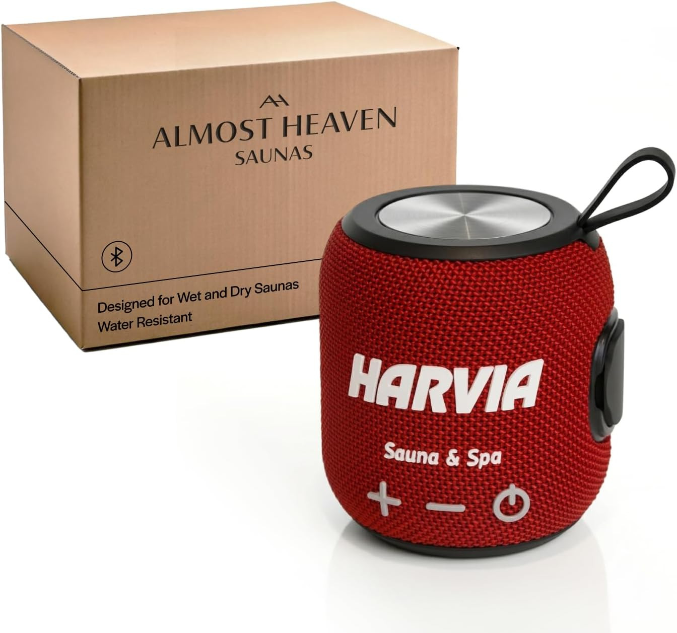 Almost Heaven Bluetooth Sauna Speaker, Portable Waterproof Speakers with Heat Resistance, Designed for Wet & Dry Saunas, Wireless Bluetooth Speaker with USBC Charging, Made for Indoor & Outdoor Saunas | Amazon (US)