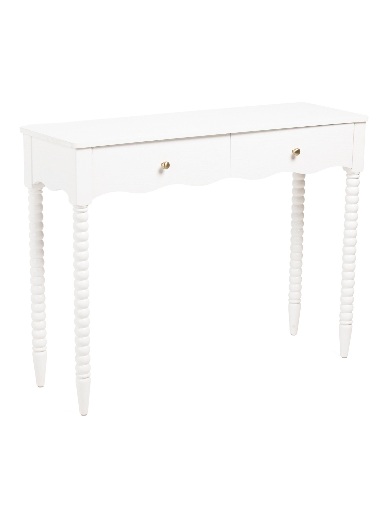 42x32 Scalloped 2 Drawer Console Table | Furniture & Lighting | Marshalls | Marshalls