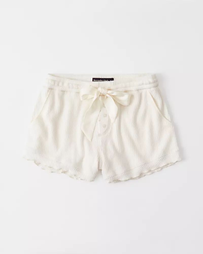 Cozy Ribbed Shorts | Abercrombie & Fitch US & UK