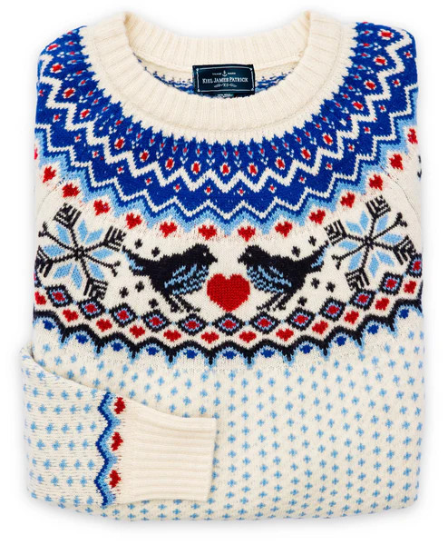 The Lovebird Fair Isle Sweater | Kiel James Patrick