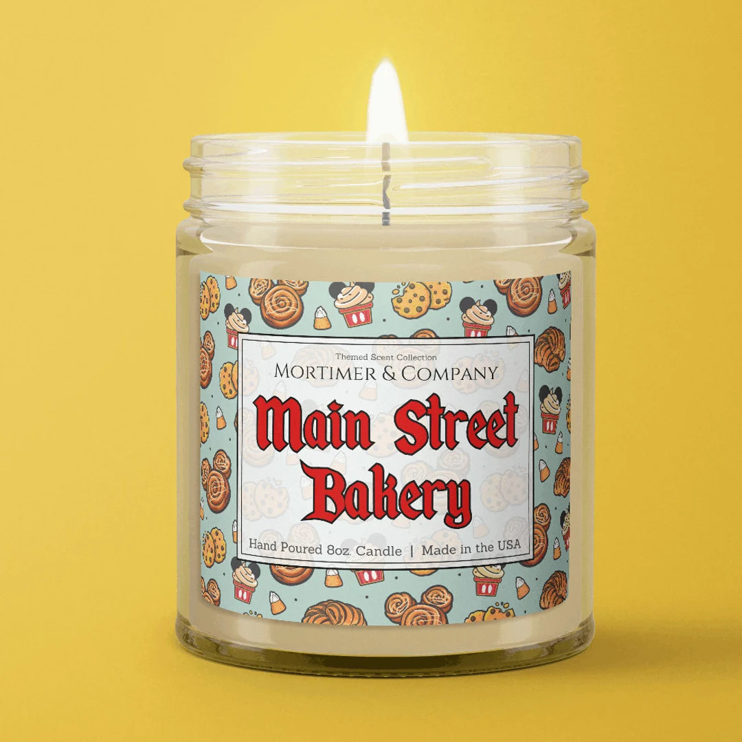MAIN ST. BAKERY Disney Candle Main Street Bakery Delicious Disney Snacks Inspired Disney Home Dec... | Etsy (US)