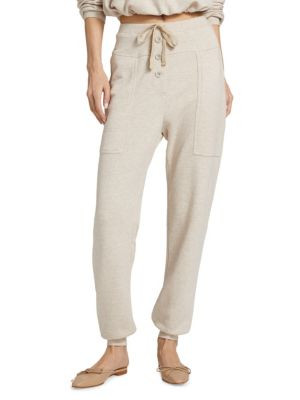 Ulla Johnson Calla Bamboo-Cotton Fleece Sweatpants on SALE | Saks OFF 5TH | Saks Fifth Avenue OFF 5TH