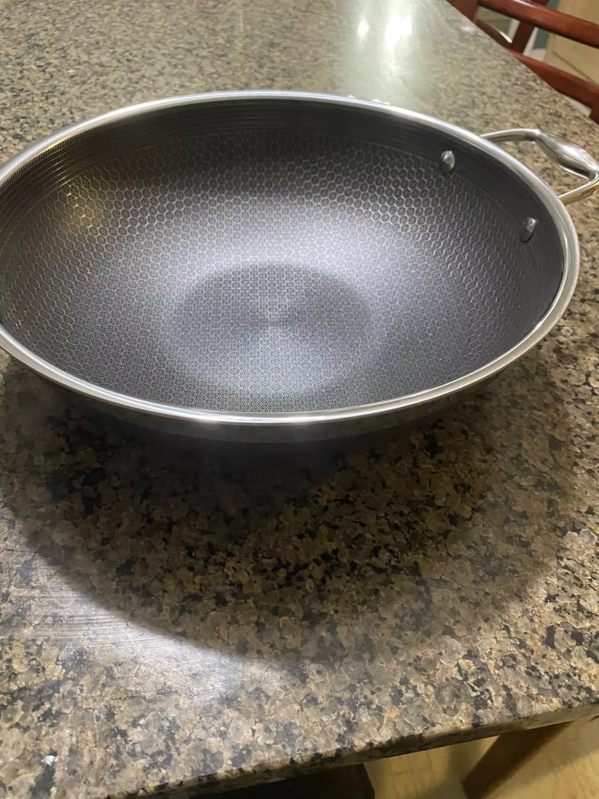 HexClad Cookware 12 inch Wok - Silver for sale online
