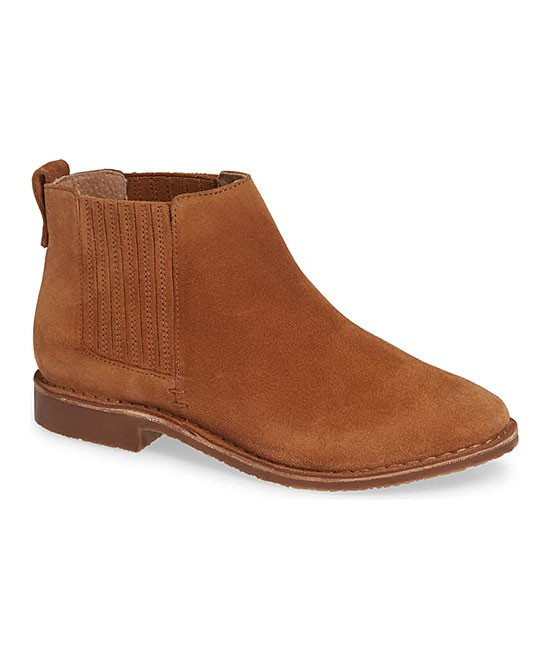 Seychelles Women's Casual boots TAN - Tan Pool Suede Ankle Boot - Women | Zulily