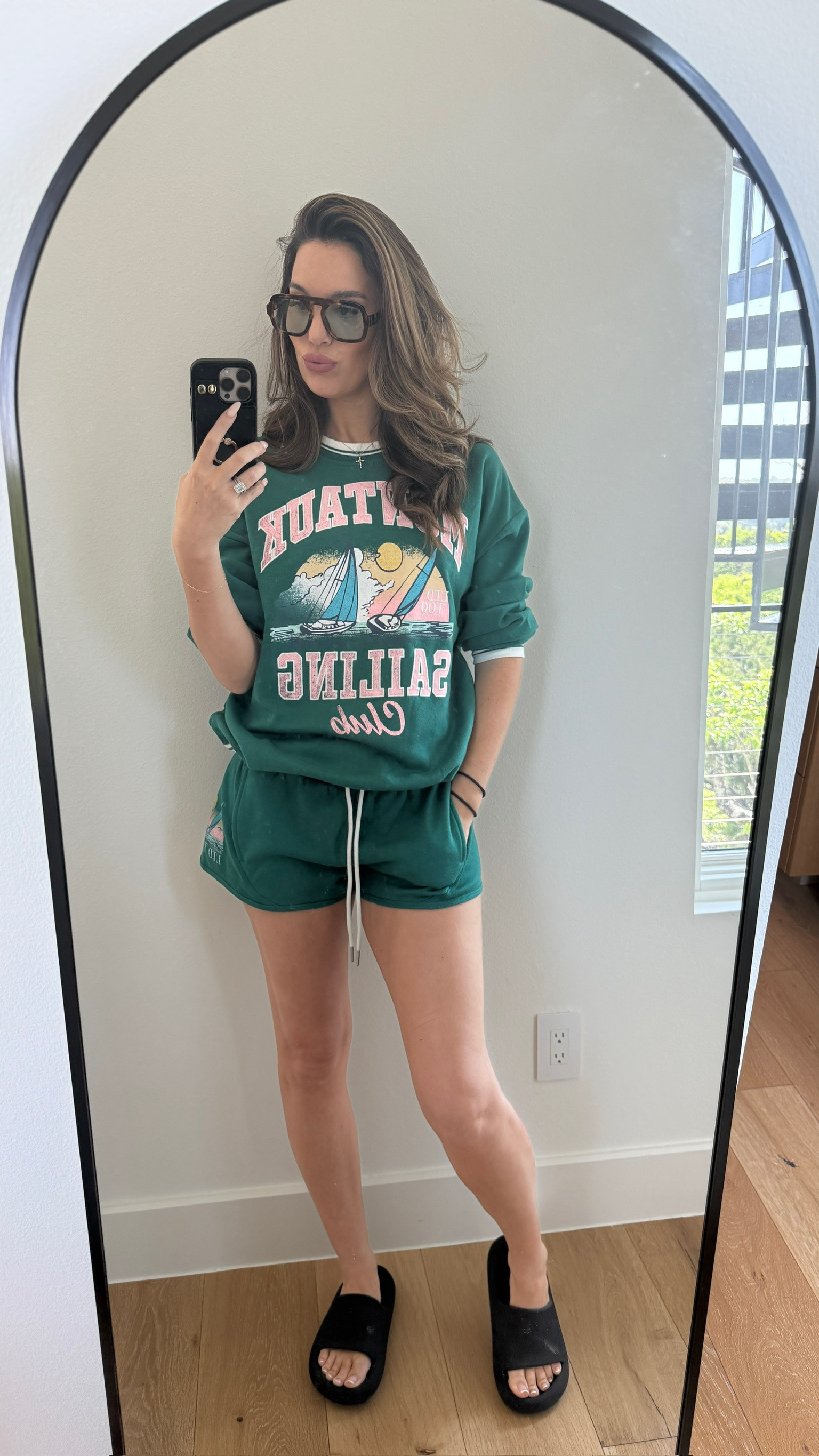 I wore this out the other day and had three different people tell me I looked cute. That’s the kind of validation that turns an outfit into a personality trait. It’s soft, comfy, and the perfect “I don’t know what to wear, but I still want to look good” solution. 

 #LTKSeasonal #LTKStyleTip #LTKWatchNow