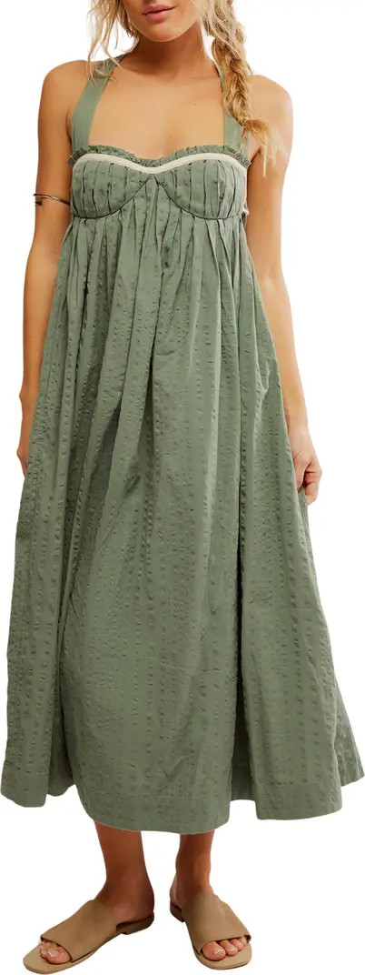 Poppy Cotton Seersucker Midi Dress | Nordstrom Rack