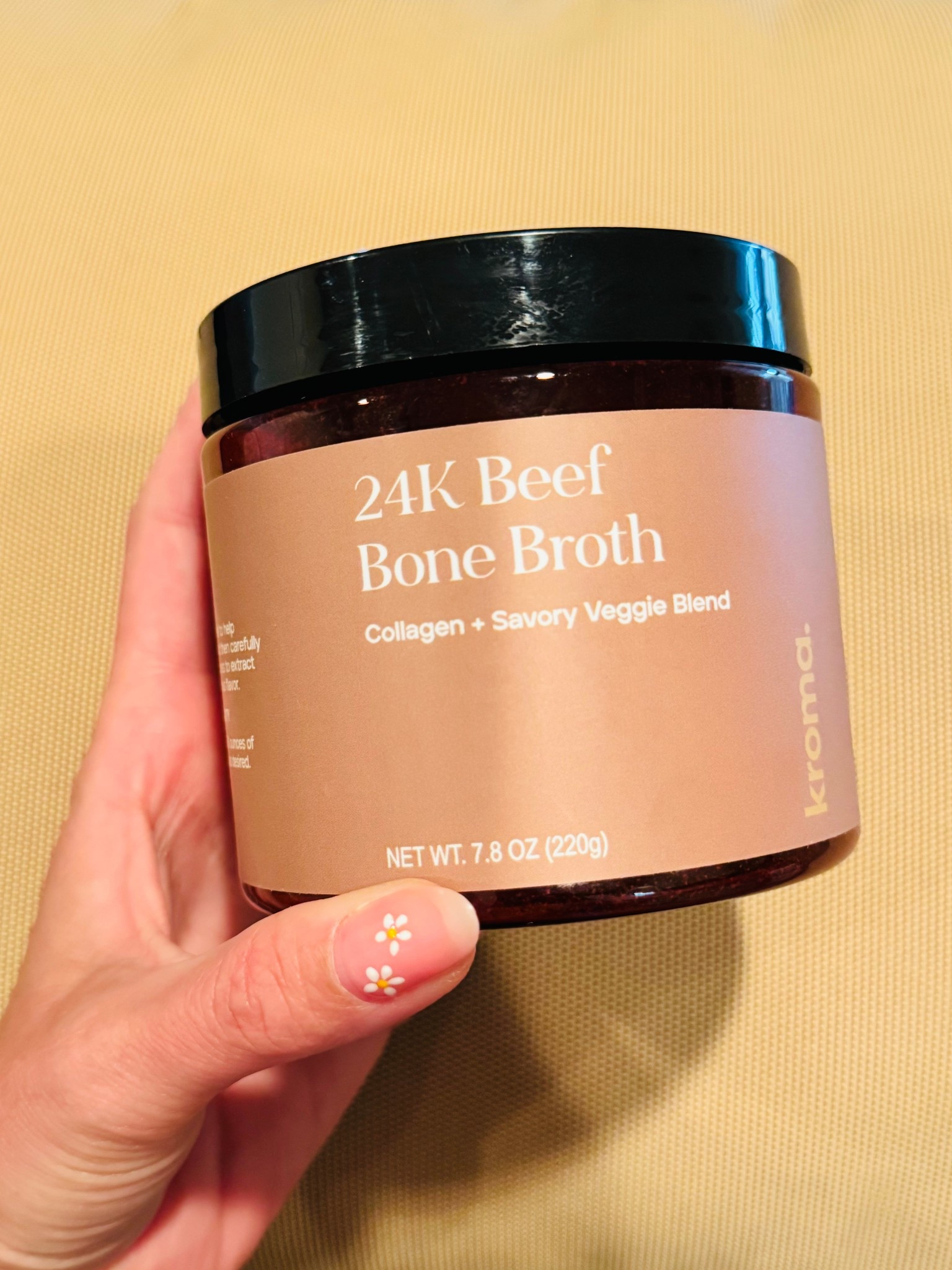 24K Beef & Chicken Bone Broth. Hair & Nails have improved 1000%

#LTKBeauty
