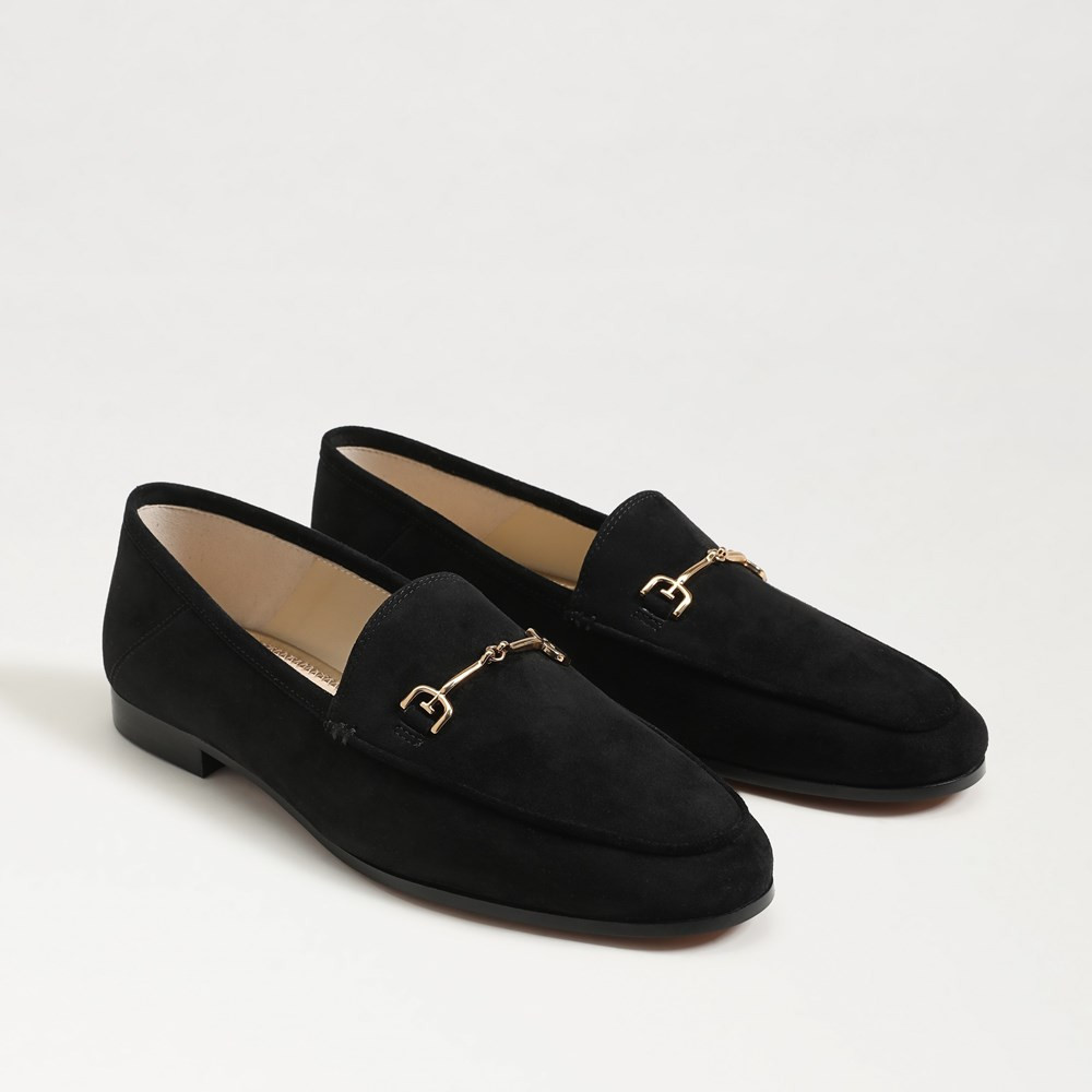 Sam Edelman Loraine bit loafer in black suede