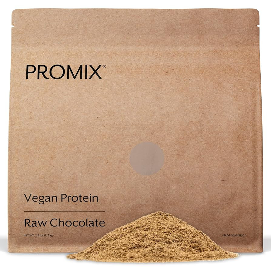 ProMix Nutrition Plant-Based Vegan Protein Powder, Raw Chocolate - Pea Protein & Vitamin B-12 - ... | Amazon (US)