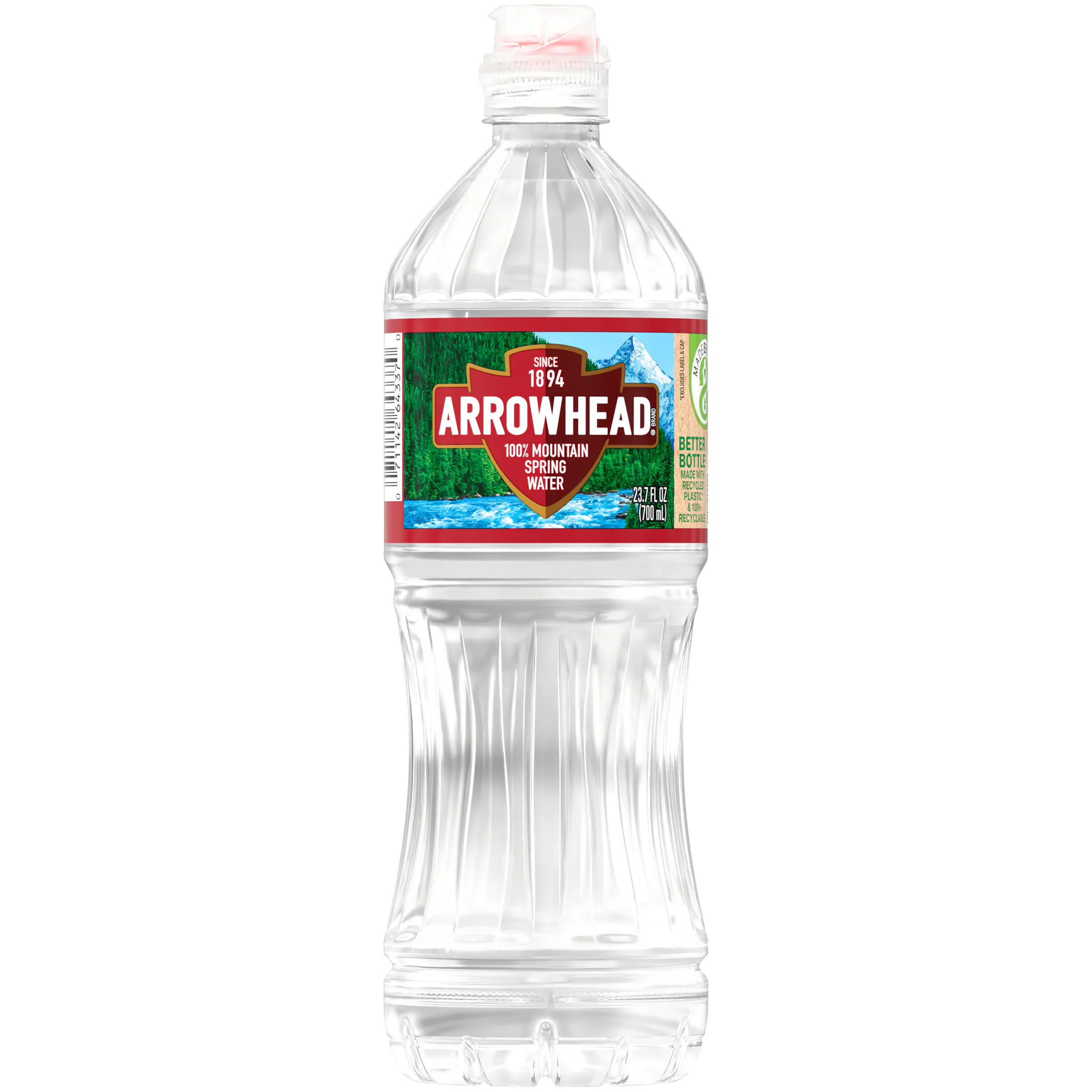 Arrowhead 23.7-fl oz Spring Bottled Water | 00071142643370 | Lowe's