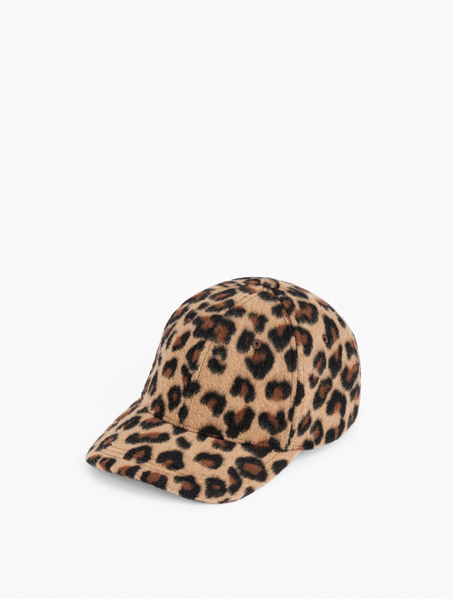 Leopard Baseball Cap - Camello/Marrone Chiaro - 001 Talbots | Talbots