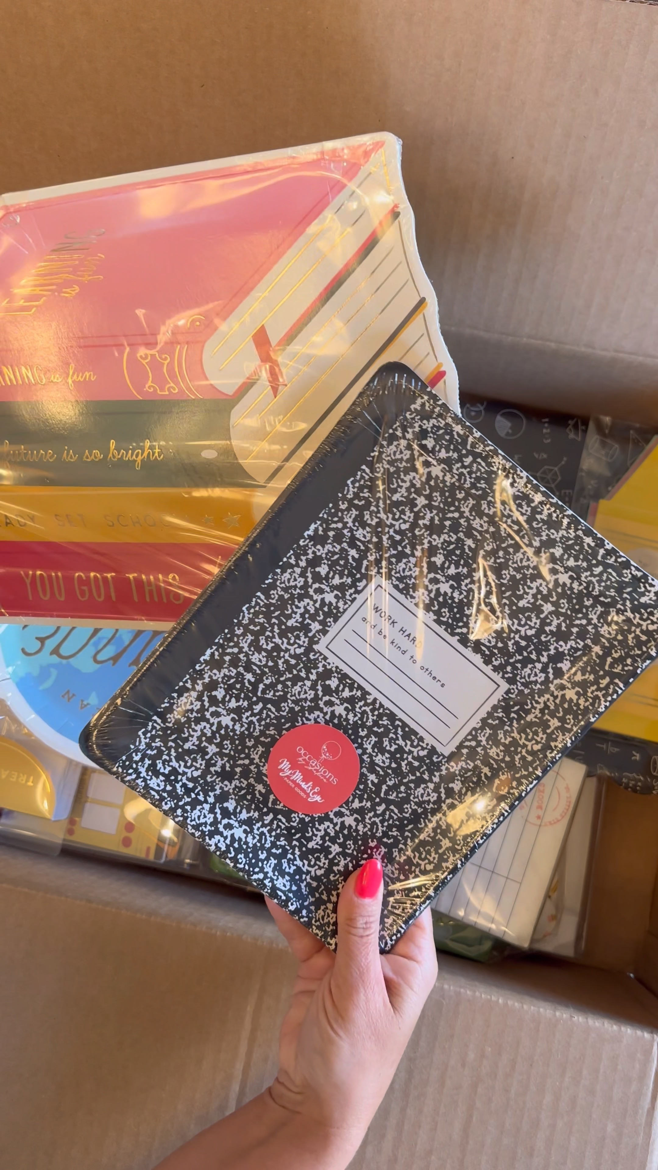 It’s almost time to go Back-to-School! 🍎 🎒I always loved back to school supply shopping as a kid, what about you?! @mymindseyeinc sent me a huge box of their back to school collection by @occasions.byshakira, and I know I say it every year but this might just be their cutest collection yet!
🍎
Crayon treat boxes?! 🖍️ I can’t wait to style a first day of school table with all of these goodies.
🍎
Comment “School Supplies” and I’ll send you a link to shop all of these goodies. 

#LTKBacktoSchool #LTKVideo #LTKSeasonal