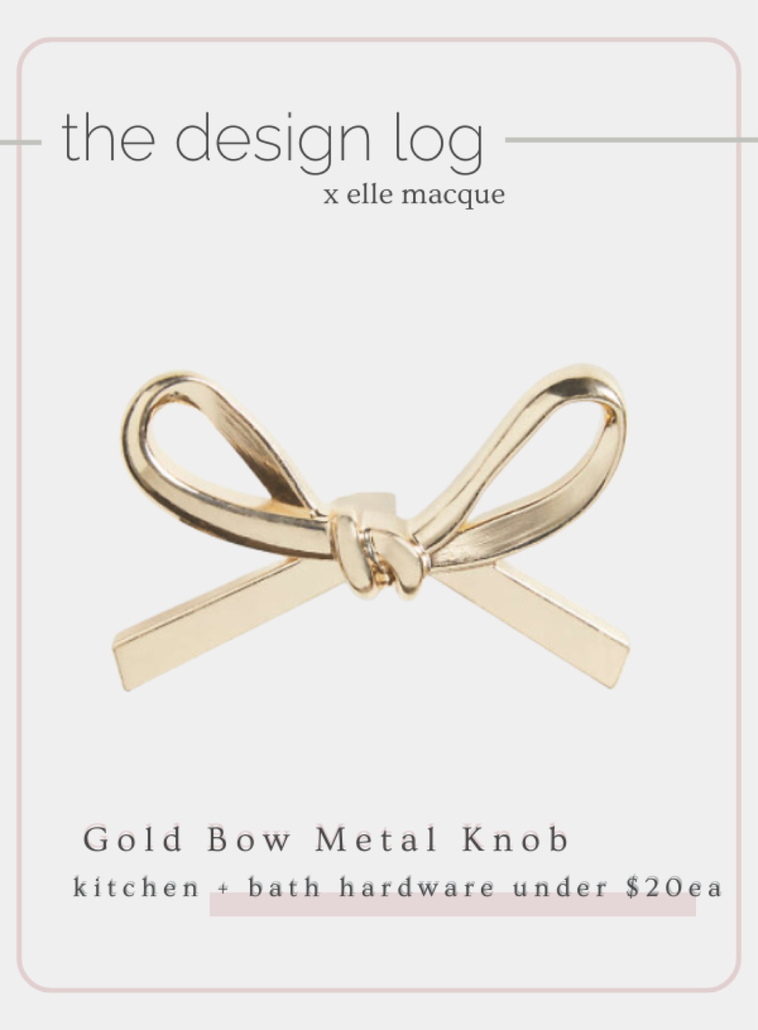Affordable Hardware
#thedesignlog
#thedesignloghome

Designer Style Hardware Under $20


Follow my shop @thedesignlog on the @shop.LTK app to shop this post and get my exclusive app-only content!

#liketkit #LTKFindsUnder50 #LTKHome
@shop.ltk
https://liketk.it/5656u