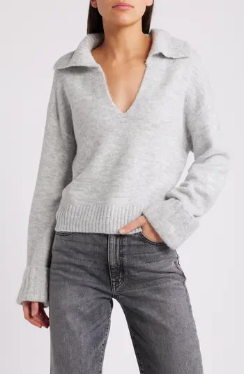 Treasure & Bond Oversize Johnny Collar Sweater | Nordstrom | Nordstrom