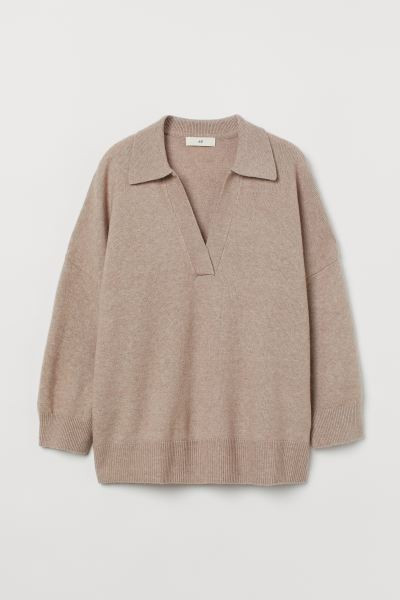 Sweater with Collar | H&M (US, CA, MX)