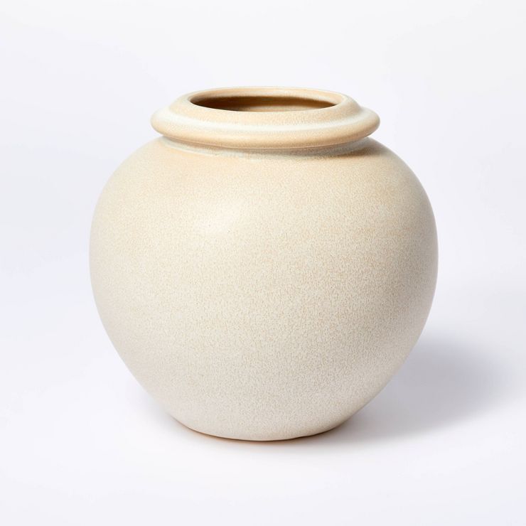 Earthenware Low Vase - Threshold™ designed with Studio McGee | Target