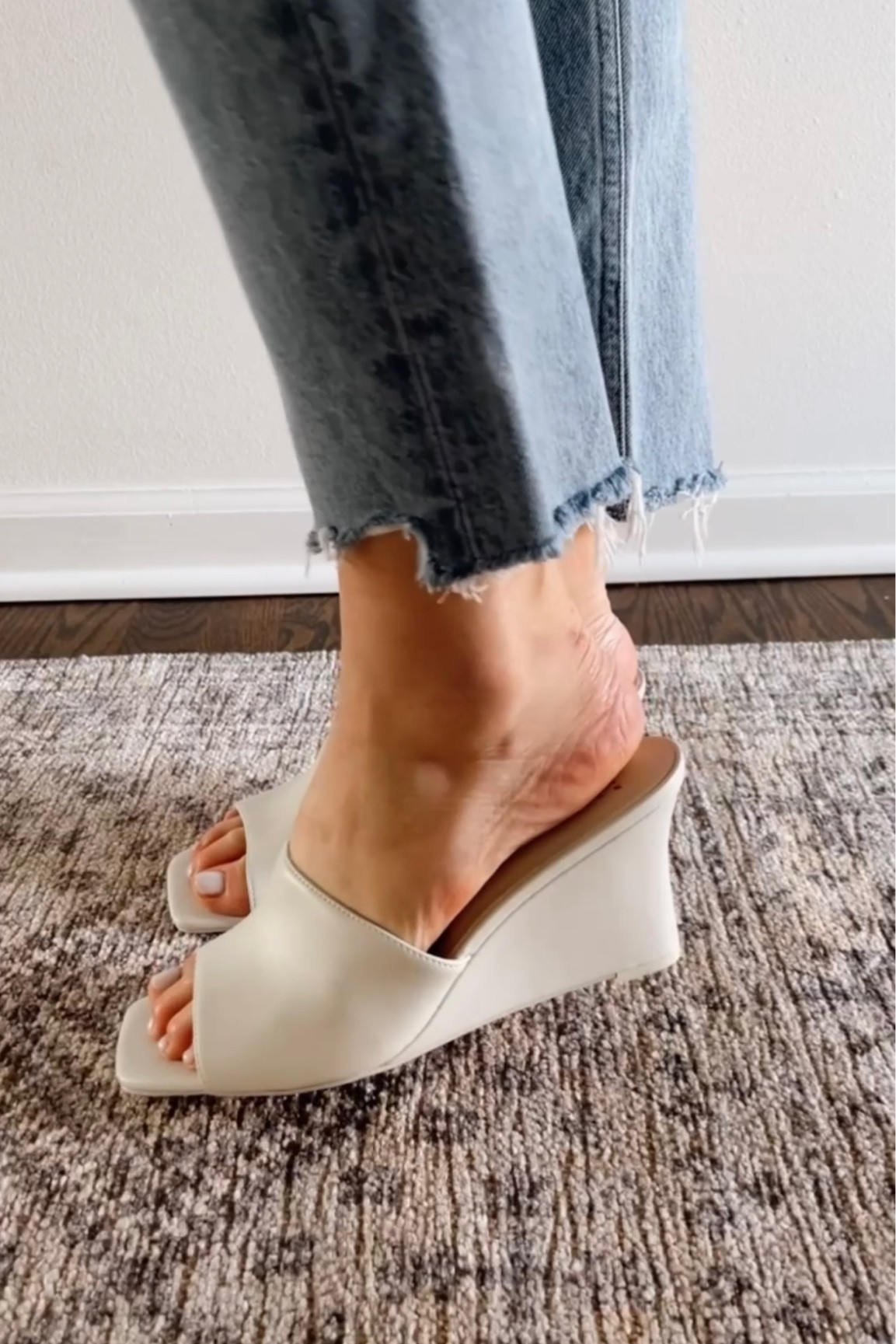 New neutral target wedges. So comfortable and stylish. Perfect for spring and summer. Summer style. Spring style. Target finds. Kate mundo

#LTKstyletip #LTKshoecrush #LTKFind