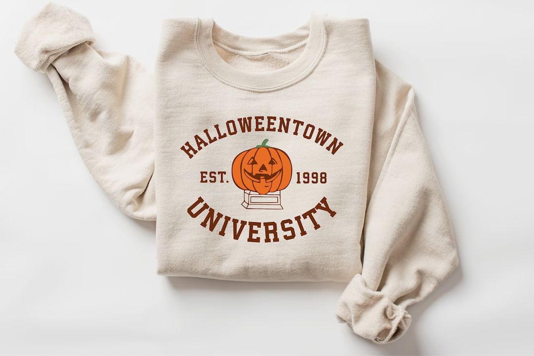 Halloweentown University Sweatshirts, Halloween School Sweatshirts, Halloween Sweatshirts, Funny ... | Etsy (US)