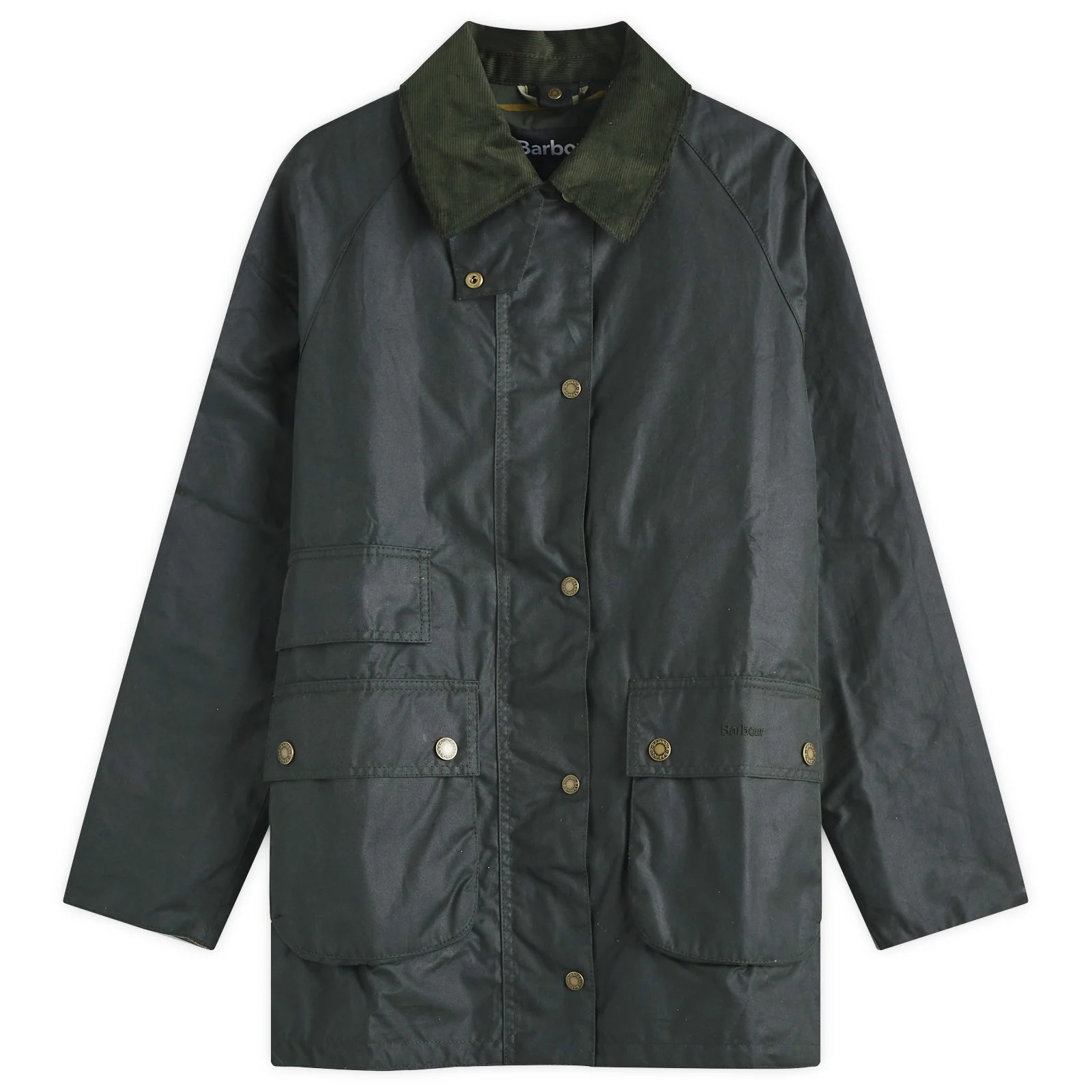 Barbour Women's Tain Wax Jacket Sage/Ancient | END. Clothing