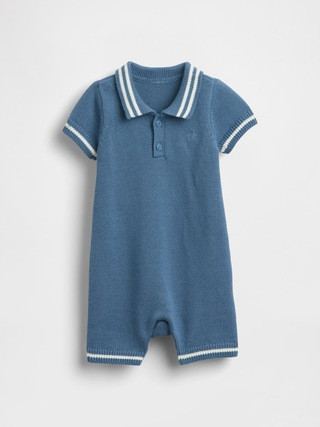 Baby Polo Sweater Shorty One-Piece | Gap (US)