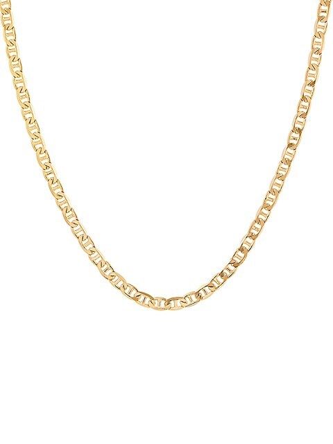 Saks Fifth Avenue Basic 18K Goldplated Sterling Silver Mariner Chain Necklace/20" on SALE | Saks ... | Saks Fifth Avenue OFF 5TH (Pmt risk)