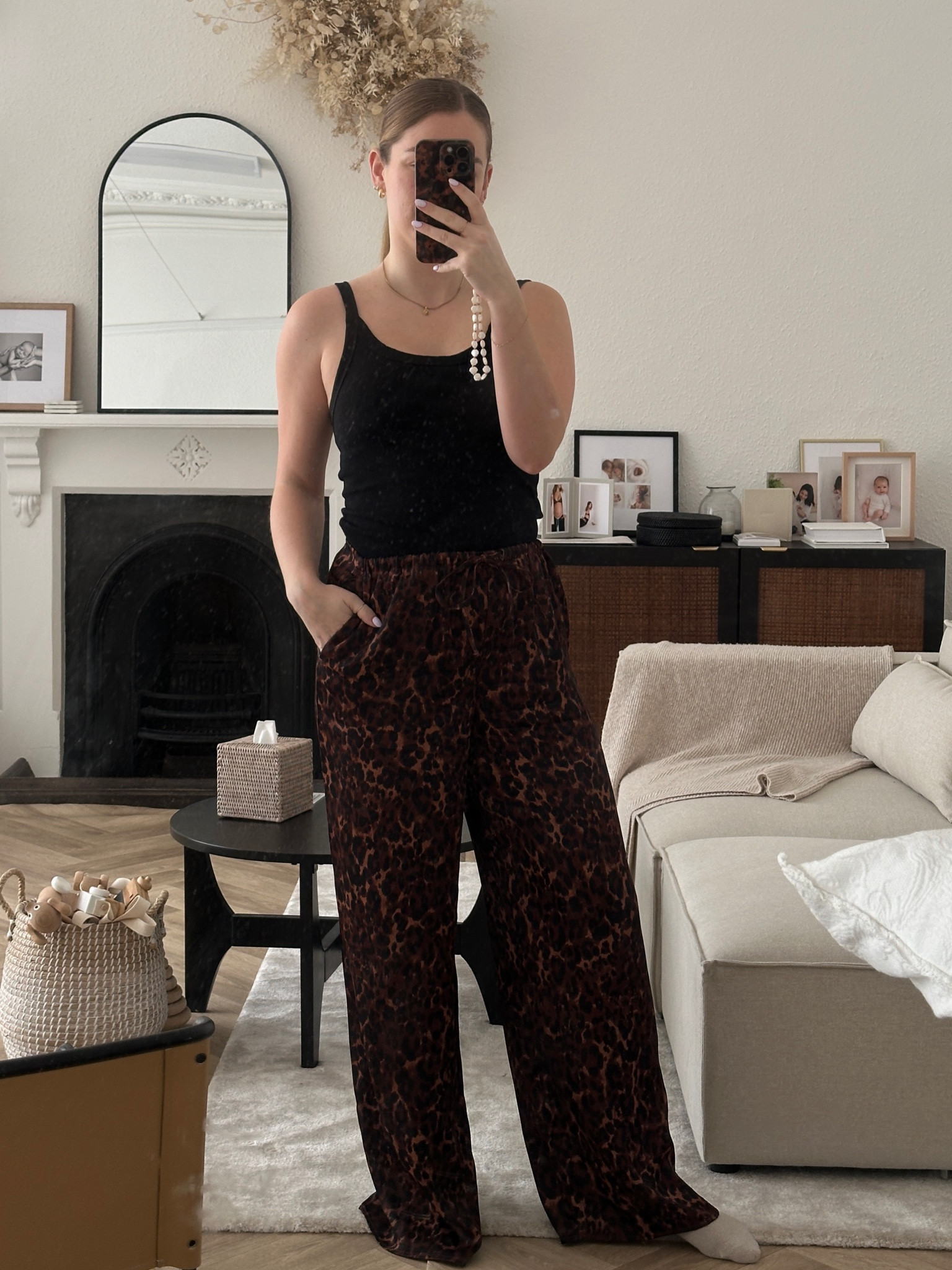 The dream leopard satin trousers 🔥 