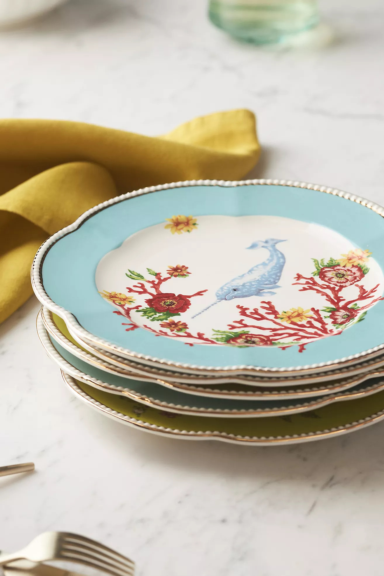 Lou Rota Mother Nature Dessert Plate | Anthropologie (US)