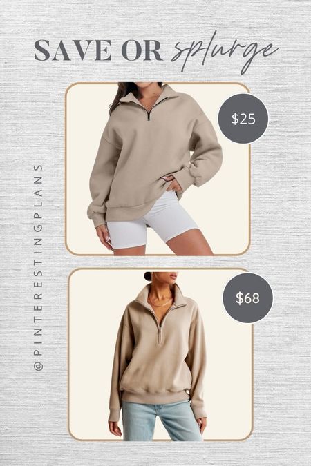 Save or splurge sweatshirt.  

#LTKSeasonal #LTKsalealert #LTKunder50