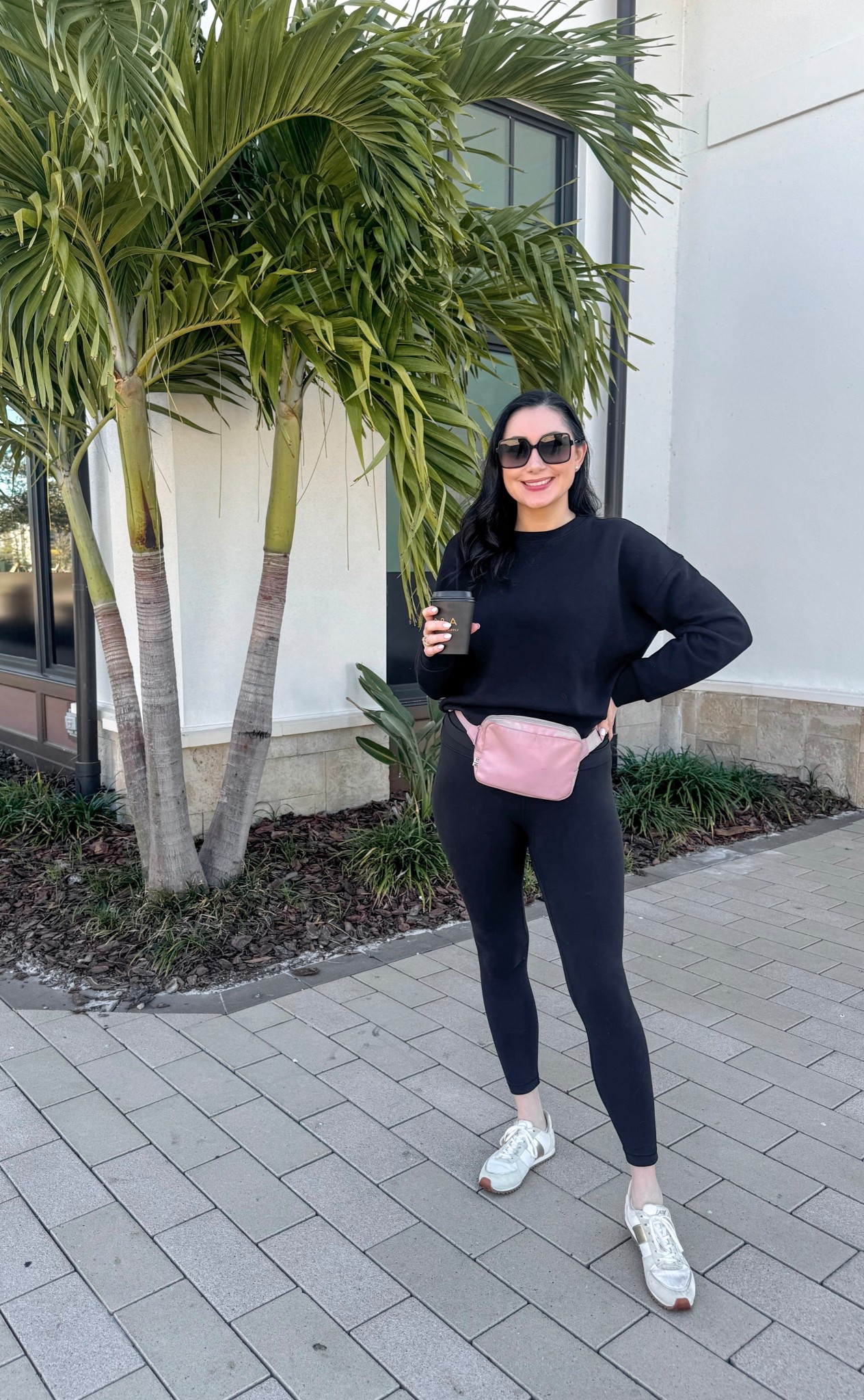 Athleisure outfit 🖤

Spanx air essentials sweatshirt 
Lululemon tank 
Lululemon align leggings 
Neutral sneakers 

Work out outfit 
Athletic outfit 

#LTKActive #LTKTravel #LTKootd
