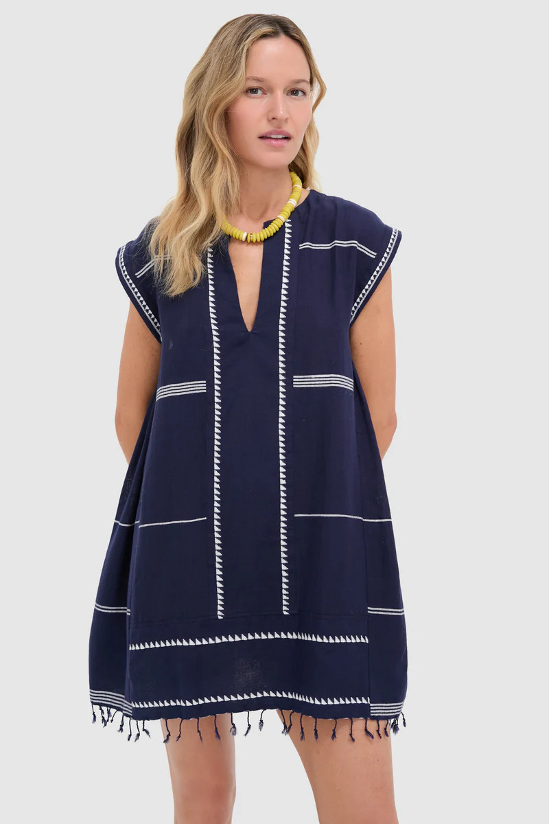 Nunu Navy Elina Caftan | Tuckernuck (US)