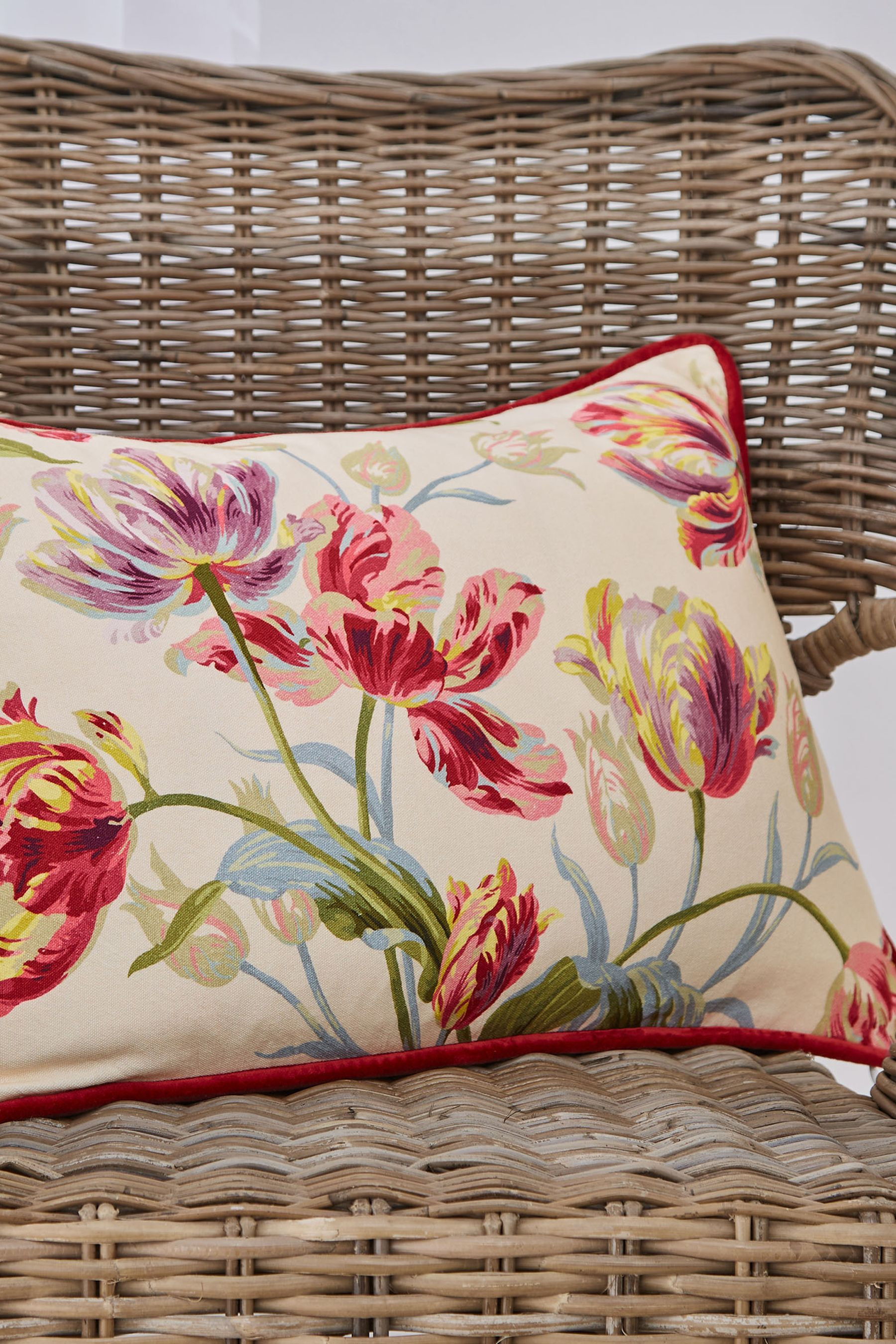 Laura Ashley Gosford 100% Cotton Cushion | Lipsy