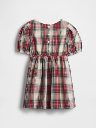 Baby & Toddler Puff-Sleeve Bow Dress | Gap (CA)