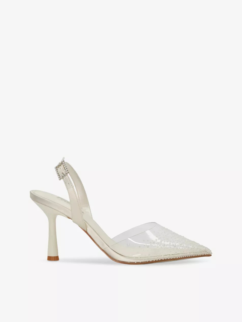 Bridal Divinely PVC slingback courts | Selfridges