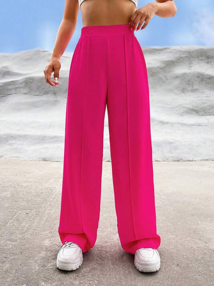 11.49€        
    (100+)
        
      SHEIN EZwear Hose mit geradlinigen Beinen einfarbig ho... | SHEIN