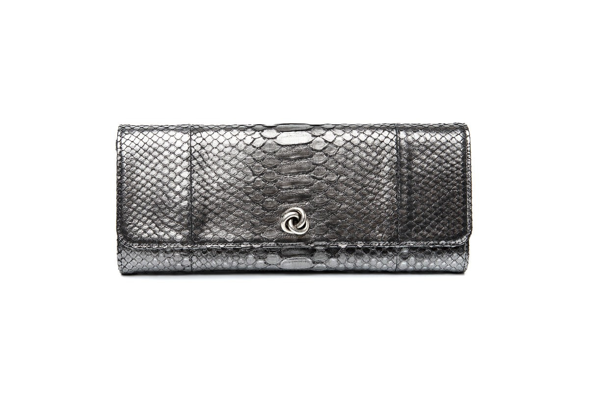 The Roberta Python Clutch | MICHELLE WILHITE