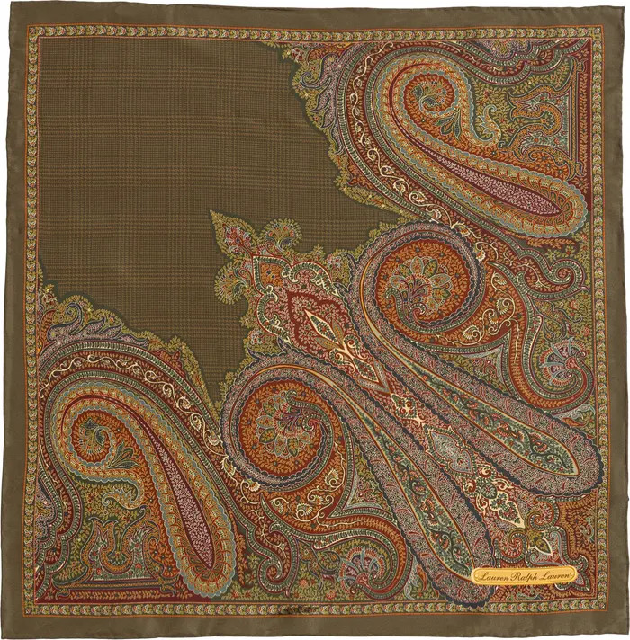 Paisley Glen Plaid Silk Scarf | Nordstrom