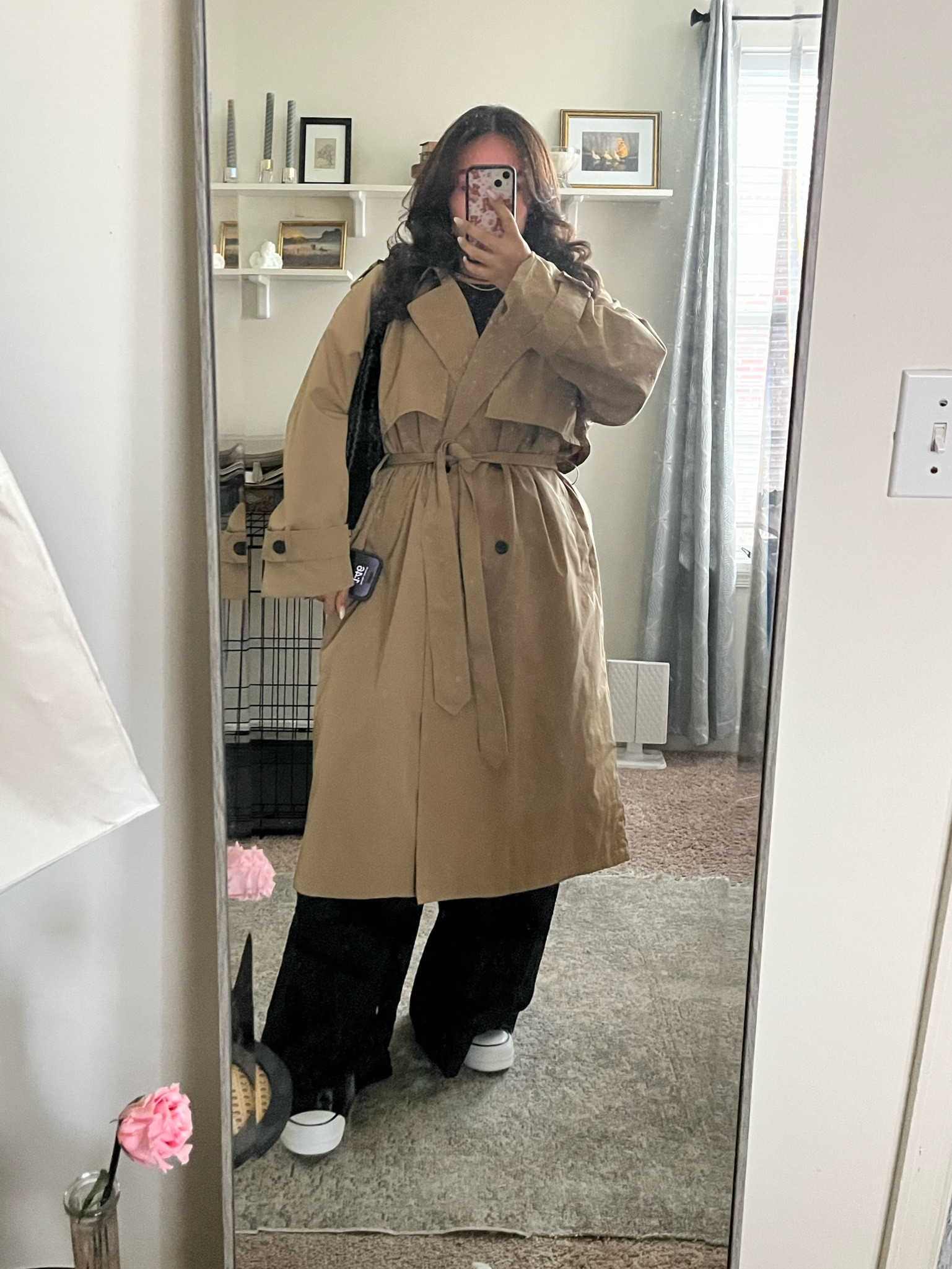 Cold weather outfit with the perfect trench coat 🫶🏼 

#LTKMostLoved #LTKstyletip #LTKSeasonal