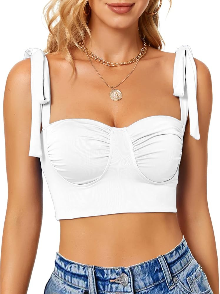 Square Neck Tie Top | Amazon (US)