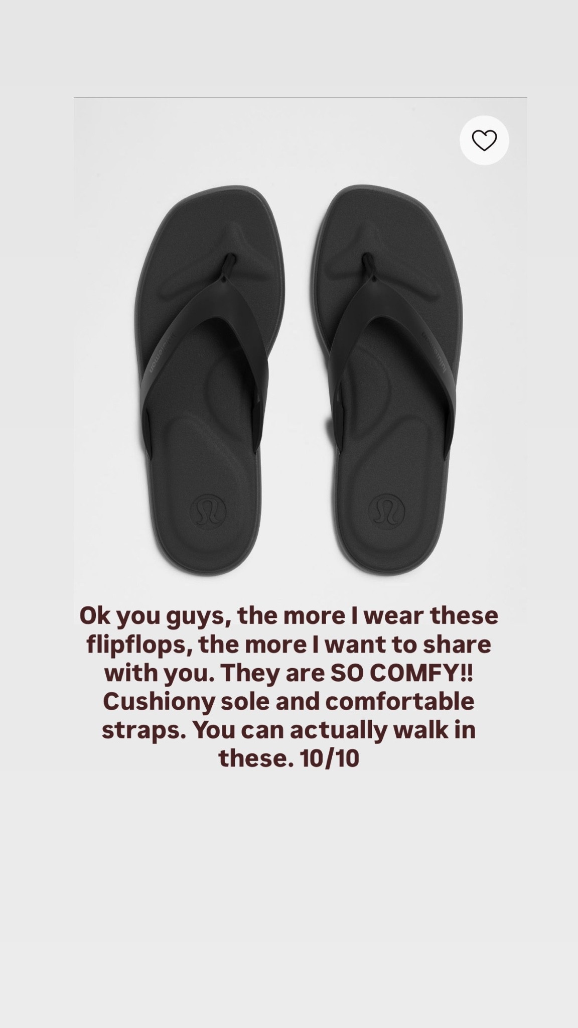 Lululemon flipflops. Tts.

#LTKcanada #LTKsummer #LTKpetite