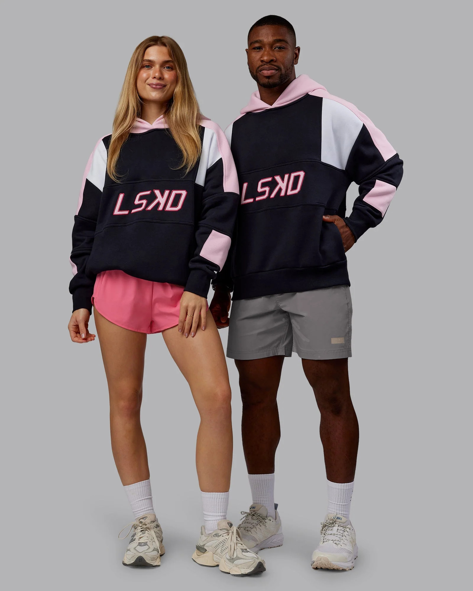 Slam Oversized Hoodie - Caviar-Light Bubblegum | LSKD